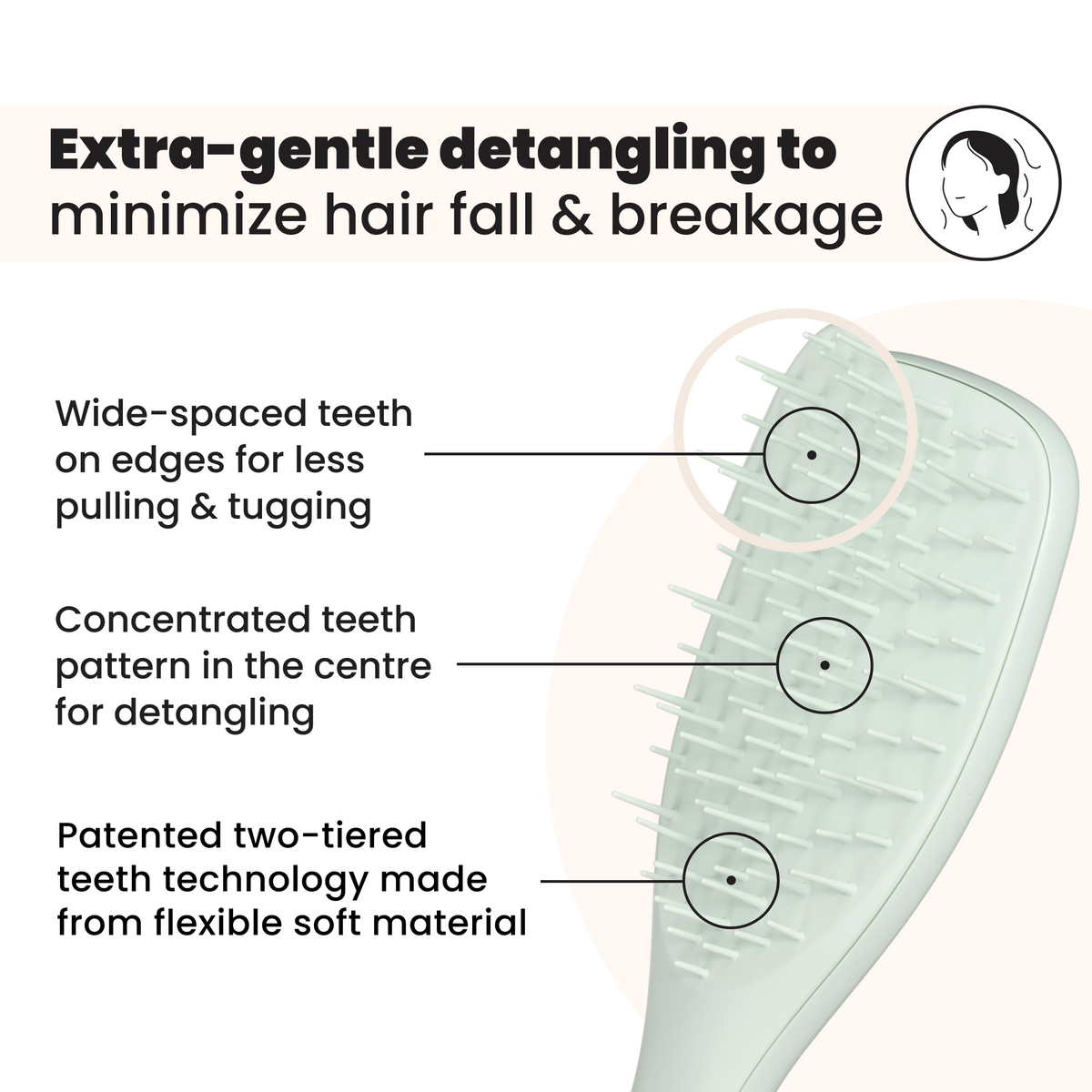 The Ultimate Detangler Extra Gentle